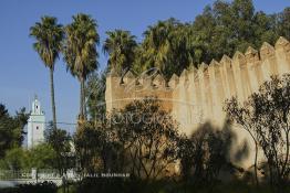 Image du Maroc Professionnelle de  La Kasbah de Saidia, construite à la fin du 19ème siècle à l’embouchure orientale de l’Oued Kiss par le Sultan Hassan Ier, marque la naissance de ce hameau. Sa position stratégique, en face de l’Algérie, servait de frontière et permettait au Sultan de surveiller les passages. Non loin se situe Le site balnéaire de Saidia surnommée « la perle bleue » fait partie des plus longues plages du royaume, avec ses 14 kilomètres caractérisée par son sable fin et doré, ainsi que son climat méditerranéen, Lundi 15 Janvier 2007. (Photo / Abdeljalil Bounhar)

 